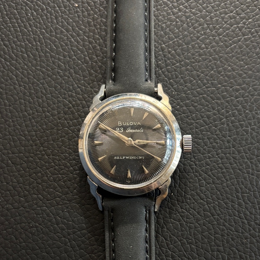 23 Jewel, Self Winding, Shock Resistant Bulova with Original Box.